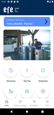 EFE Trenes de Chile android App screenshot 4